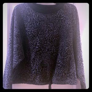 Lea pars Print Cropped Sweatshirt